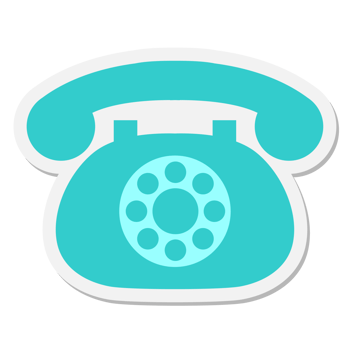 telephone sticker drawing png