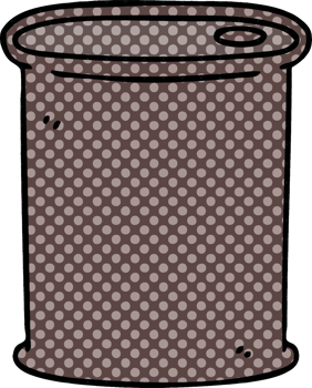 comic book style quirky cartoon barrel png