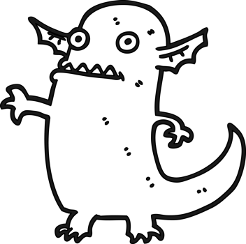 cartoon halloween monster icon png