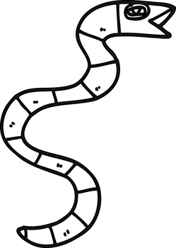 hissing cartoon snake icon png