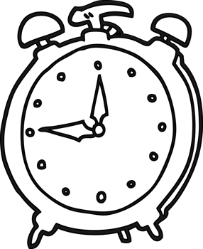 cartoon alarm clock icon png