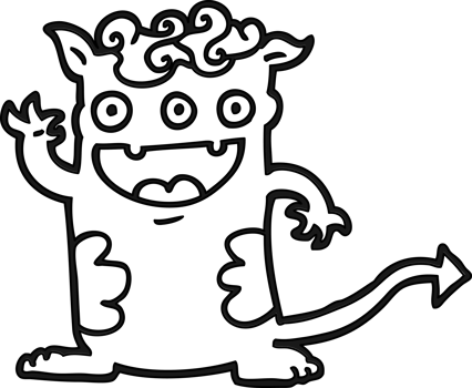 cartoon halloween monster icon png