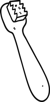 cartoon toothbrush icon png
