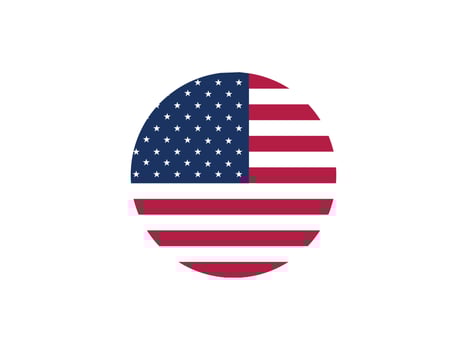 United States of America Flag logo vector