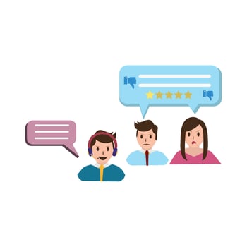 Illustration of feedback vector