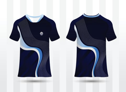 sublimation jersey design blue white splash halftone splash background abstract colour gradient sporty football basketball soccer netball vector