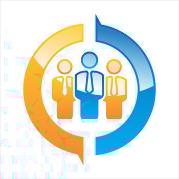 teamwork solid bussines logo vektor vector