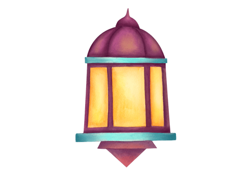 hand drawn watercolor Vintage traditional lantern clipart. cozy illustration isolated on transparent background. cutout oriental oil lamp with burning warm. Retro antique kerosene lamp in metal frame png