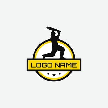 Cricket Logo design vector