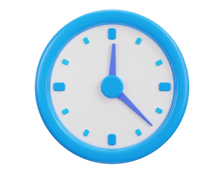 3d timer clock icon design illustration png