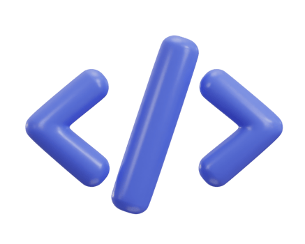 3d code icon symbols of programming illustration png