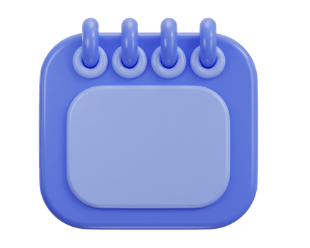 3d purple shine calendar icon design png