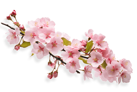 AI generated Cherry blossoms PNG