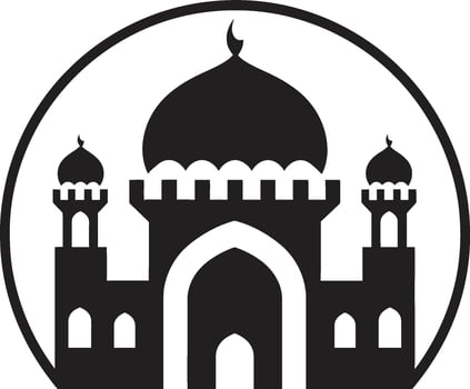 Mosque of Tranquility Mosque Icon Vector Faithful Edifice Iconic Emblematic Design