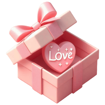 beautiful Valentine's Day gift png