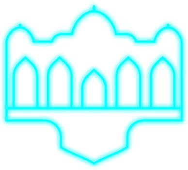 Islamic Neon Mosque png