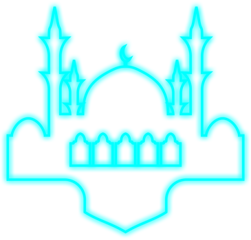Islamic Neon Mosque png