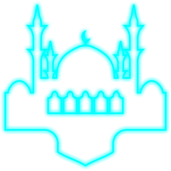 Islamic Neon Mosque png