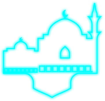 Islamic Neon Mosque png