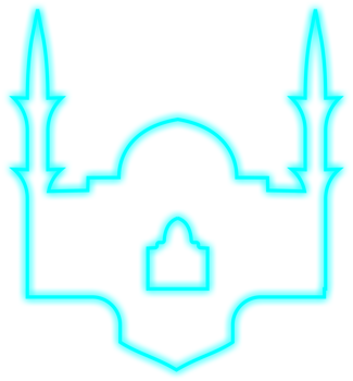 Islamic Neon Mosque png
