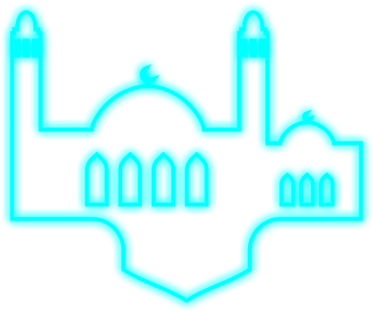 Islamic Neon Mosque png