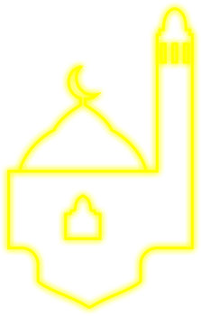 Islamic Neon Mosque png