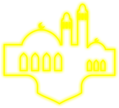 Islamic Neon Mosque png