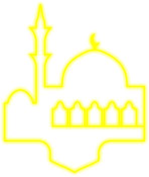 Islamic Neon Mosque png