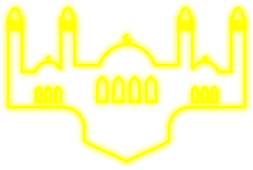 Islamic Neon Mosque png