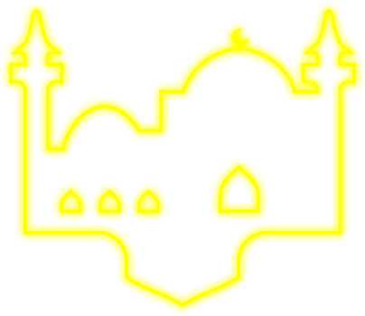 Islamic Neon Mosque png