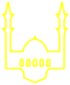 Islamic Neon Mosque png