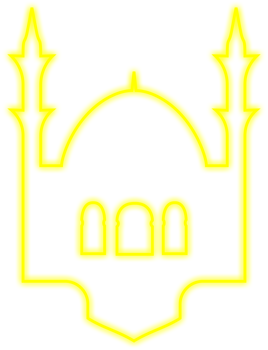 Islamic Neon Mosque png