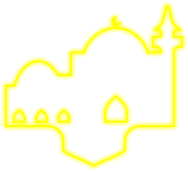 Islamic Neon Mosque png