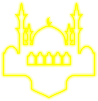 Islamic Neon Mosque png
