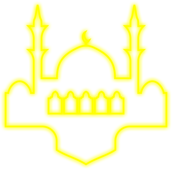 Islamic Neon Mosque png