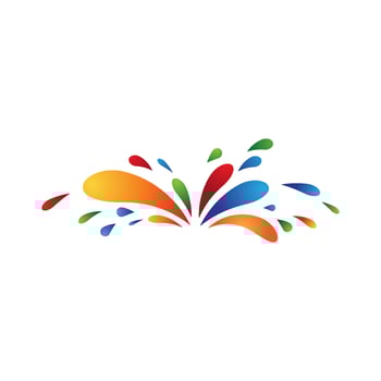 Water wave icon vector