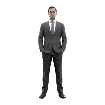 AI generated Businessman isolated on transparent background png