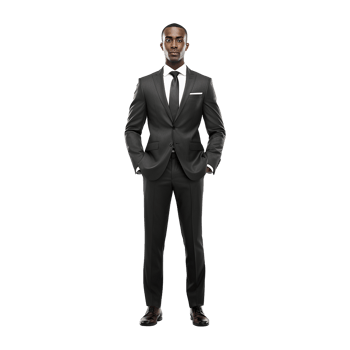 AI generated Businessman isolated on transparent background png