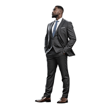 AI generated Businessman isolated on transparent background png