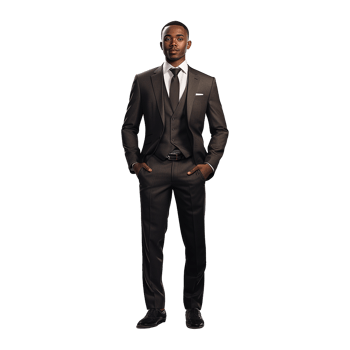 AI generated Businessman isolated on transparent background png