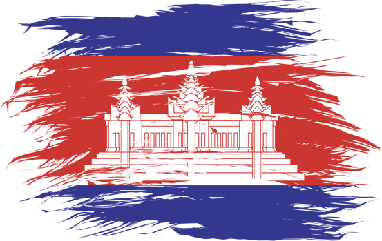 CAMBODIA FLAG ABSTRACT SHAPE png