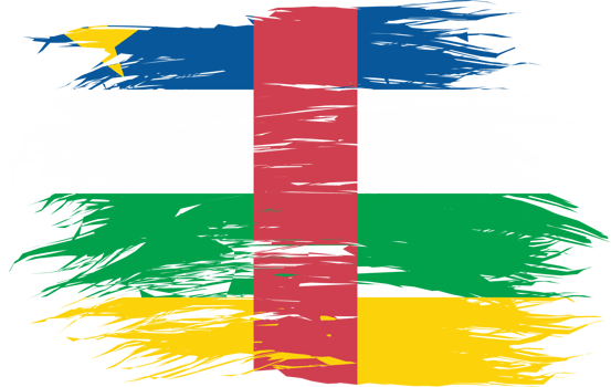 CENTRAL AFRICAN REPUBLIC FLAG ABSTRACT SHAPE png
