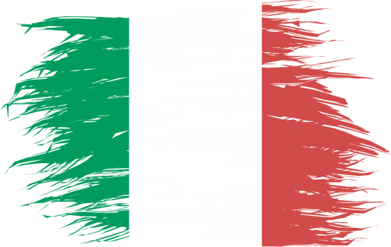 ITALY FLAG ABSTRACT SHAPE png