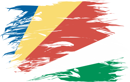 SEYCHELLES FLAG ABSTRACT SHAPE png