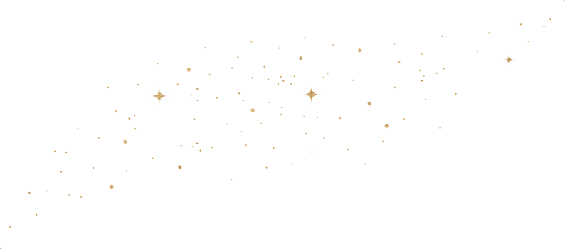Gold Glitter Constellation png
