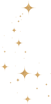 Gold Glitter Constellation png