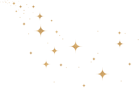 Gold Glitter Constellation png