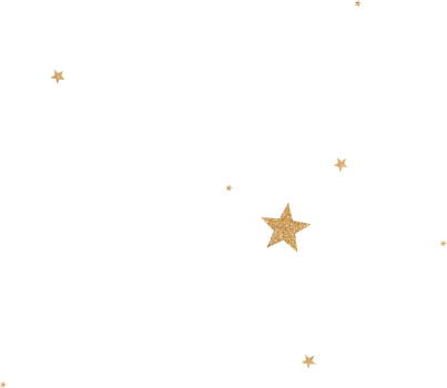 Gold Glitter Constellation png
