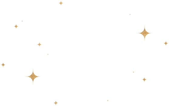 Gold Glitter Constellation png