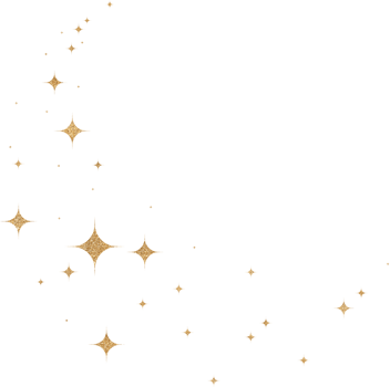 Gold Glitter Constellation png